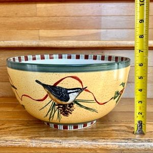 New LENOX Winter Greetings Serving Bowl Salad Dinner Dessert 
Mixing Christmas